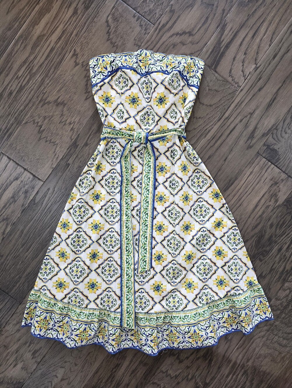 Floral Antonio Melani Strapless Dress